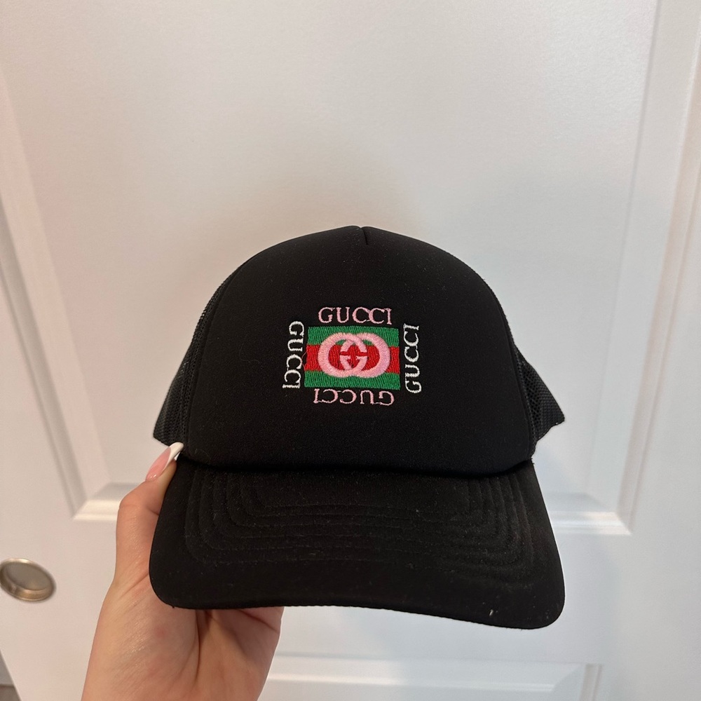 Gucci Embroidered Trucker Hat